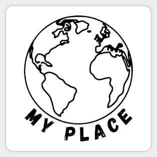 My Place Sticker